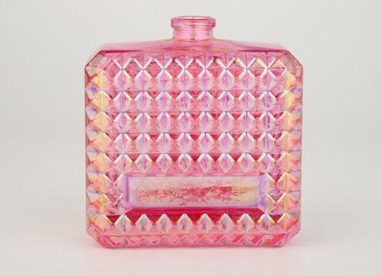 garrafa de perfume de vidro do quadrado 30ml com alguma tela que imprime o empacotamento de Makrup