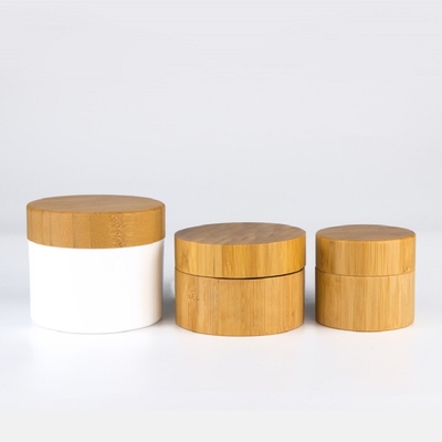 cosmético de madeira de 30g 50g 100g 150g 200g 250g que empacota com tampão de bambu