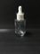 garrafas cosméticas de vidro do conta-gotas 60ml/garrafas óleos essenciais Skincare que empacota o OEM