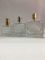 Garrafa de vidro transparente quadrada Skincare do pulverizador de perfume das garrafas de perfume e empacotamento da composição