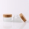 cosmético de bambu de 20g 30g 50g que empacota o frasco cosmético de vidro vazio