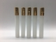 vidro Vial Aluminum Gold/tampão do perfume de 10ml 5ml 2ml de parafuso de prata com pulverizador