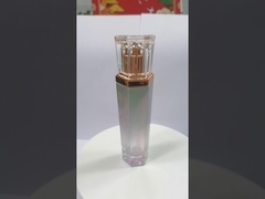 Frascos de Perfume de Luxo Acrílico Transparentes Para Embalagem de Cuidados com a Pele