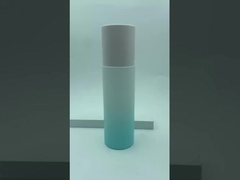 Embalagem Cosmética para Cuidados com a Pele, Toner Gradiente Azul Claro, Frasco de Vidro com Tampa de Rosca