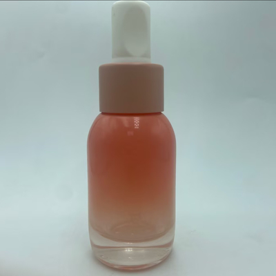 50ml Rosa Loção Botelha de vidro Logotipo personalizado OEM Botelha de vidro Botelha de loção Fabricante por atacado
