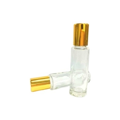 O rolo de vidro do tampão de parafuso 15ml engarrafa para cuidados com a pele que os óleos essenciais rolam em garrafas