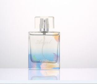 o perfume 50ml de vidro recarregável engarrafa o vidro do pulverizador engarrafa o empacotamento da composição
