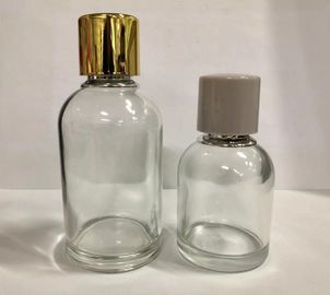 as garrafas de perfume 50ml e 100ml de vidro luxuosas/pulverizador de vidro engarrafam o empacotamento da composição