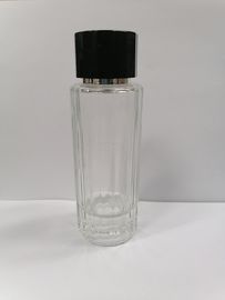 Garrafas de perfume de vidro redondas do cosmético 100ml, cor e impressão da garrafa de perfume do pulverizador várias