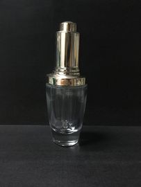 as garrafas de óleo essencial Dopper do vidro 30ml engarrafam Skincare cilíndrico que empacota o OEM