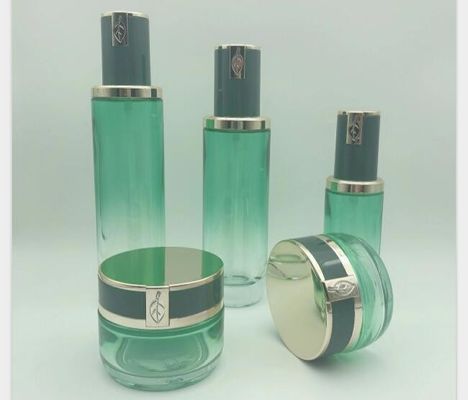 O frasco de creme de vidro engarrafa o empacotamento cosmético no vidro de Skincare do grupo engarrafa o bom desempenho da selagem