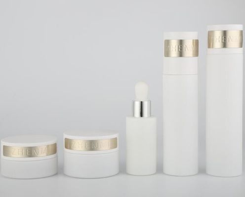 o cosmético de 50g 120ml engarrafa os frascos de creme Skincare que empacota o logotipo e a pintura personalizados