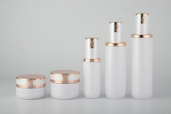 Os frascos de empacotamento do creme de ISO9001 100ML Skincare personalizaram a impressão do Silkscreen