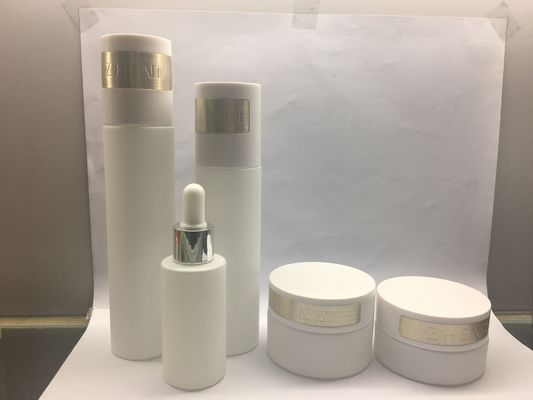 frascos e conta-gotas de empacotamento cosméticos de vidro das garrafas de 40ml 120ml 50g 30g