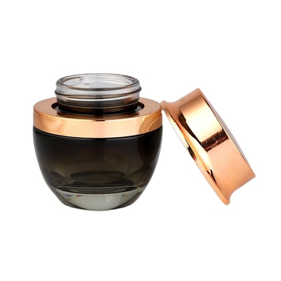 Creme Cosmético Personalizado 20g 120ml frasco de vidro cosmético com diferentes cores e decoração