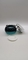 Frasco de vidro em forma de bola para creme facial 50 gramas design de luxo