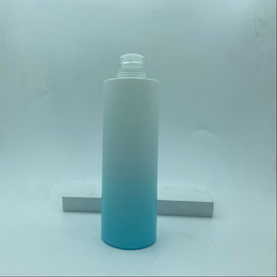 Embalagem Cosmética para Cuidados com a Pele, Toner Gradiente Azul Claro, Frasco de Vidro com Tampa de Rosca