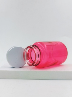 Frasco de cápsula de vidro de 100ml, frasco de suplemento capilar, cápsula redonda de vidro para soro para os olhos e soro facial OEM