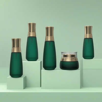 Botelha de loção Botelha cosmética com bomba e tampa Jar de creme Embalagem cosmética OEM
