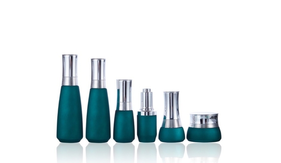 Botelha de loção Botelha cosmética com bomba e tampa Jar de creme Embalagem cosmética OEM
