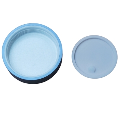 Nova Chegada 2025 Pote Cosmético Redondo de Vidro de 100g com Tampa de Plástico para Creme para a Pele, Máscara, Creme para Olhos e Rosto - Serviço OEM Disponível