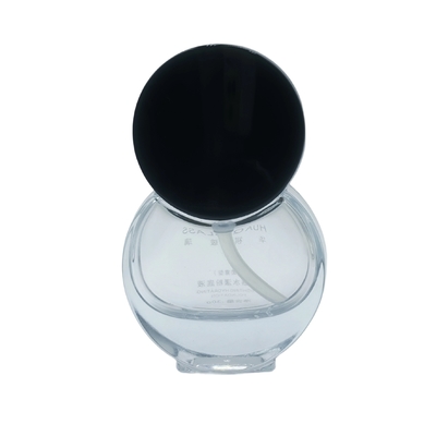 Frasco de Vidro Redondo de 30ml Personalizável para Base com Fundo Grosso, Frasco para Primer e Sérum para Produtos Cosméticos