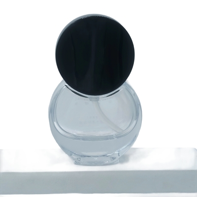 Frasco de Vidro Redondo de 30ml Personalizável para Base com Fundo Grosso, Frasco para Primer e Sérum para Produtos Cosméticos
