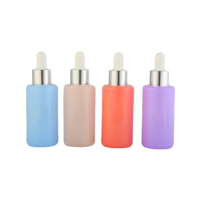 o conta-gotas 30ml de vidro engarrafa a venda quente/vidro com o OEM de bambu das garrafas de óleo essencial do colar