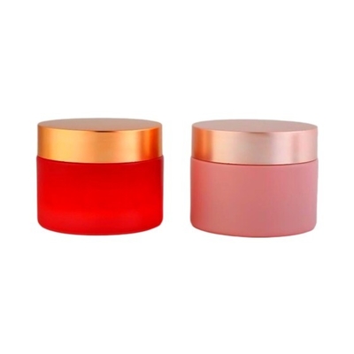 frascos cosméticos de vidro azuis do creme de 20g 30g 50g, OEM de creme de empacotamento cosmético das garrafas do frasco de vidro