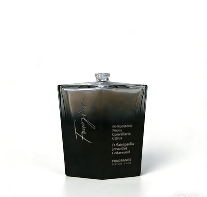 Best-seller Diamante-padrão Cap Perfume 100ml bordas distintas High-end frasco de perfume