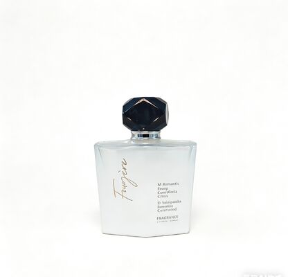 Best-seller Diamante-padrão Cap Perfume 100ml bordas distintas High-end frasco de perfume