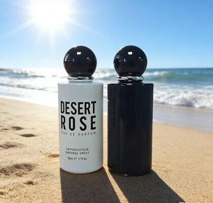 O estilo minimalista direto de fábrica, cilindrico, garrafa de perfume de 50 ml com tampa redonda.