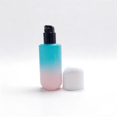 Factory Direct Sales 15ml Mini 20ml 30ml Flat Oval Lotion Glass Bottles Essential Oil Skin Care Bottle Packaging