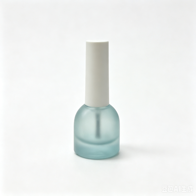 Botalhas de solução de esmalte de vidro fosco com logotipo de tampa de parafuso Impressão de 5ml Embalagem de escova de limpeza de prop