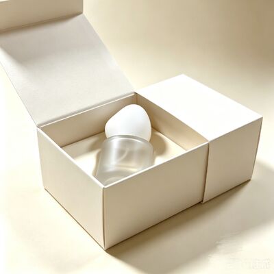 30 ml de frasco de vidro de fundação de luxo espesso fundo redondo ombro plano tampa de forma especial fundação líquida recipiente de vidro