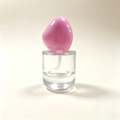 30 ml de frasco de vidro de fundação de luxo espesso fundo redondo ombro plano tampa de forma especial fundação líquida recipiente de vidro