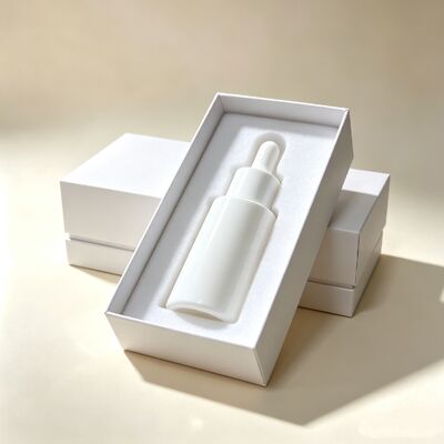Manufacturer High End Conical Thick Bottom Glass Dropper Bottle 30ml Serum Essence Oil Container Custom Logo Cosmetic Bottle