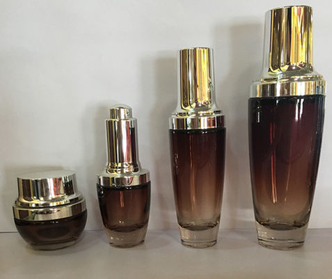 Embalagem de garrafas de vidro para loções