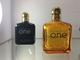 O perfume 110ml luxuoso personalizado engarrafa a borda redonda transparente