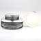 O creme de prata do vidro do ombro range o logotipo oval da impressão do Silkscreen do recipiente de vidro